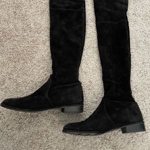 Stuart Weitzman Lowland over the knee suede boot